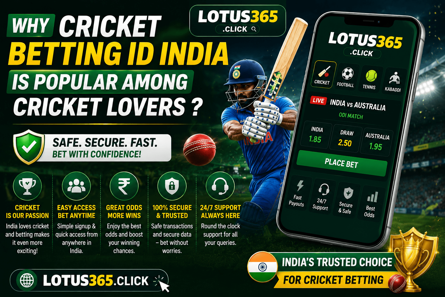 Cricket Betting ID India