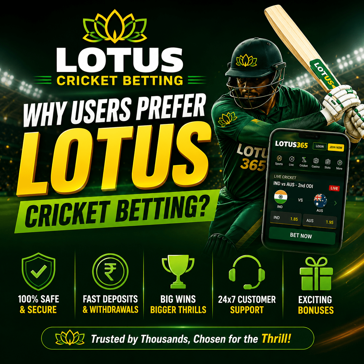 Lotus Cricket Betting