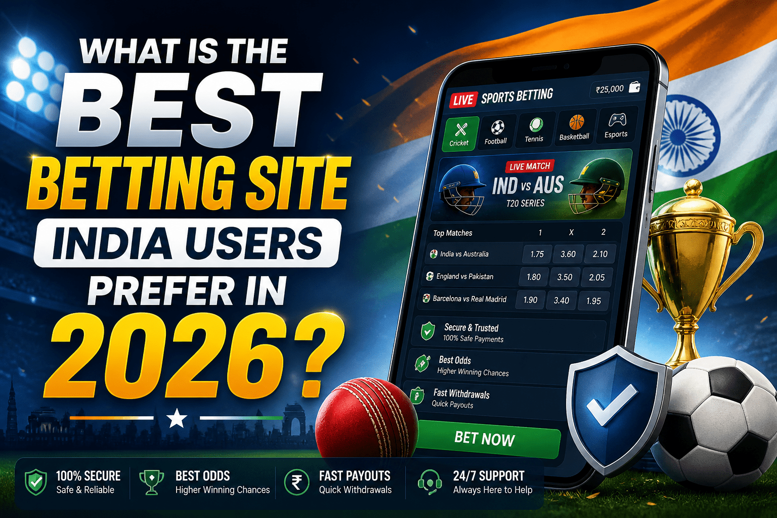 Best betting sites for India 2026