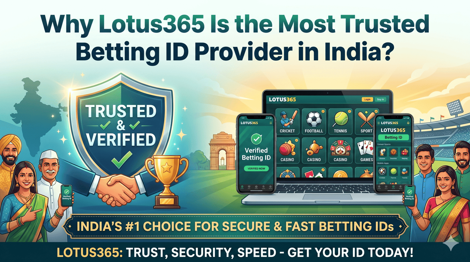 Why Lotus365 Is the Most Trusted Betting ID Provider in India?