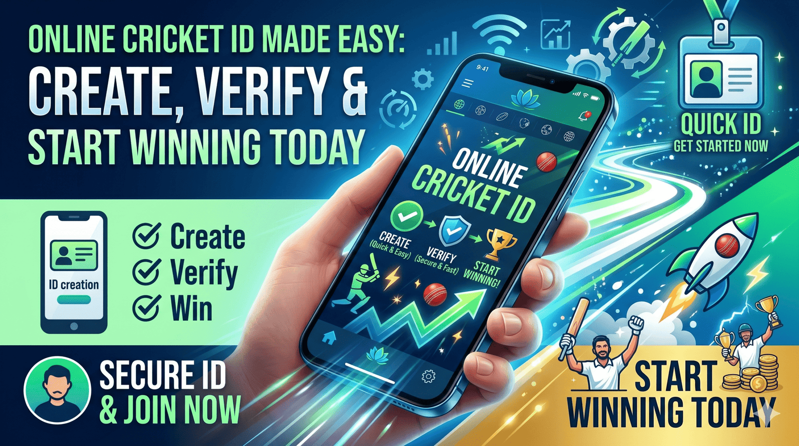 Online Cricket ID Made Easy: Create, Verify & Start Winning Today