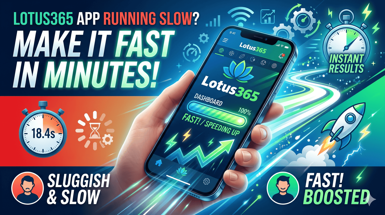 Lotus365 App Running Slow? Make It Fast in Minutes