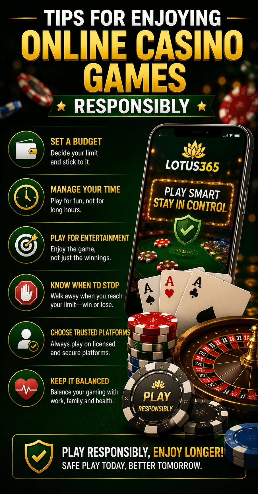 Safe casino gaming tips